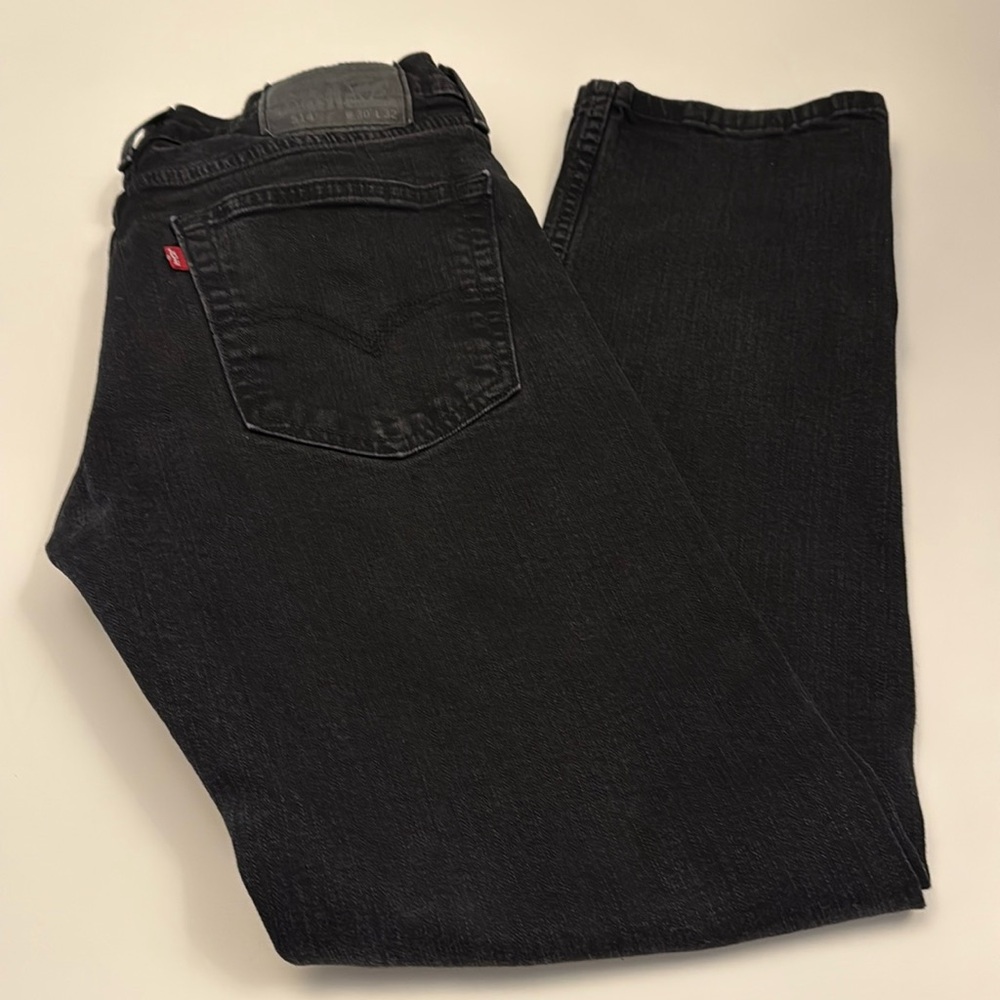 Men's Levi's 514 jeans, 30 x 32, black